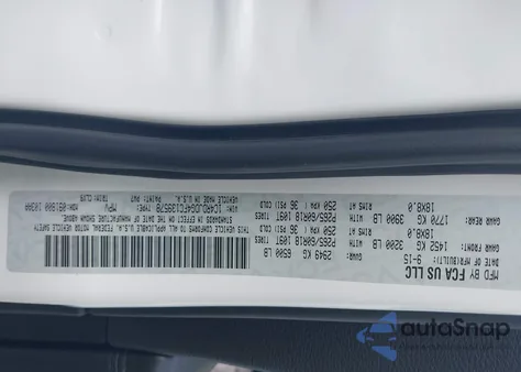 2015 Dodge Durango Limited из США, поврежденный, VIN 1C4RDJDG4FC139578